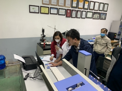 Lắp đặt và bàn giao thiết bị cho công ty TCE Nam Định